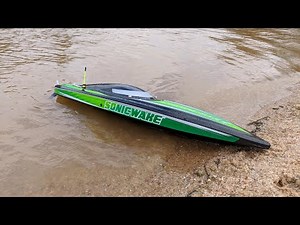 ProBoat SonicWake 36" first run 81kmh/51mph (6s Graphene lipo)
