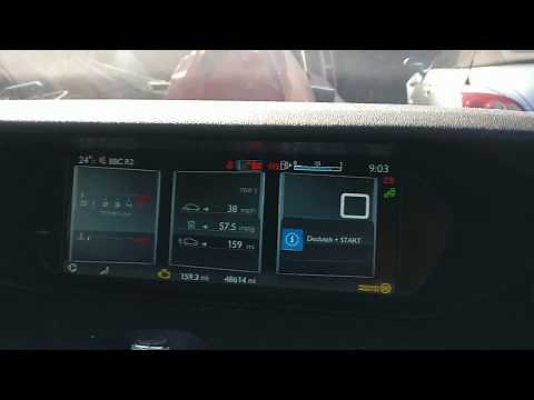 New Citroen C4 Grand Picasso Service Reset