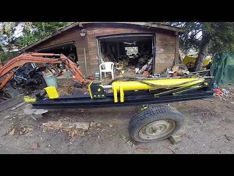 Fendeuse de bûches artisanale