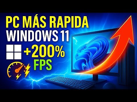 WINDOWS 11 +200% 🚀 | Optimiza y Acelera tu PC (Guía 2025) +FPS y Rendimiento