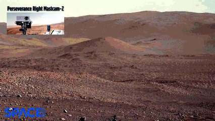 Mars helicopter Ingenuity takes off and spins as Perseverance watches