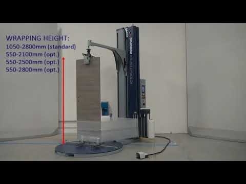 Robopac Rotoplat 308 DW – Door Stretch Wrapper Semi Automatic Pallet Wrapping Machine