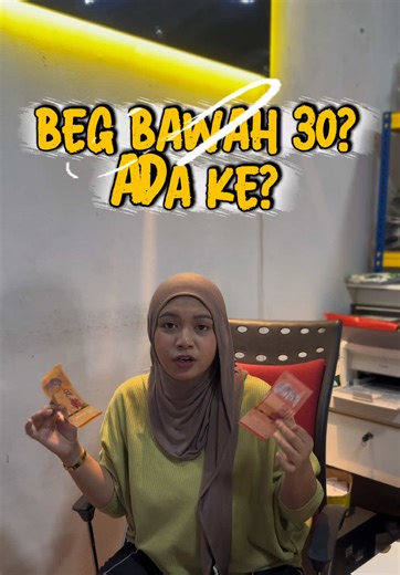 DENGAN RM 30 KORANG NAK BELI BEG MANA? #sniperstores #tiktok #slingbag #begmurah