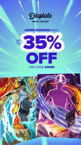 Up to 35% OFF on all Displate Metal Posters - including the 3D-enhanced Textra!