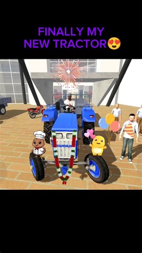 FINALLY MY NEW TRACTOR 🚜 INDIAN BIKE DRIVING 3D #gta #indianbikedriving3d #shorts