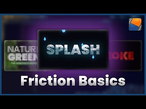 Basics of Friction Motion Graphics - Friction Tutorial