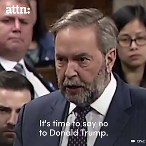 Members of Canada's parliament just went off on President Trump. | ATTN:
