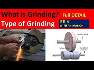 Grinding process in manufacturing | Grinding machine working principle | Type of Grinding machine