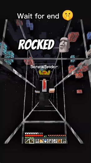 @SenpaiSpider ROCKED @NotSpotu66 SHOCKED🗿🥶 | critchainyt | #shorts #shortsfeed#minecraft#7x7