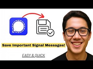 How To Save Signal Messages (Easy & Quick)