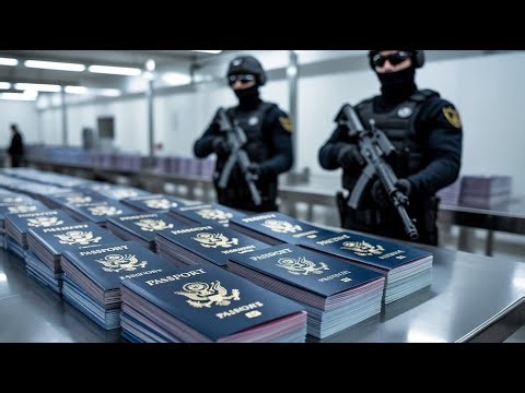 How U.S. Passports Are Made - Inside a Government Security Printing Facility