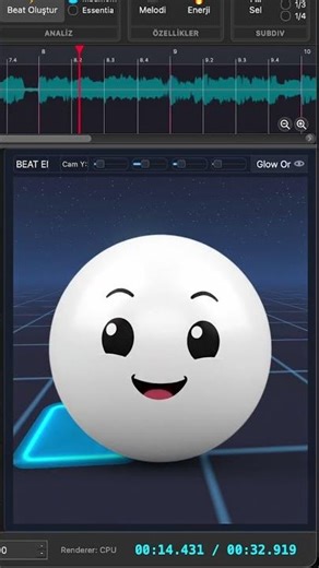 Ritmi Hisseden Top: Beat Detection ile Python Projesi! #shorts