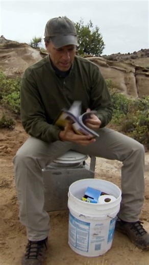 A poop only, portable, porta-potty 😷💩 #DirtyJobs | Discovery Channel UK