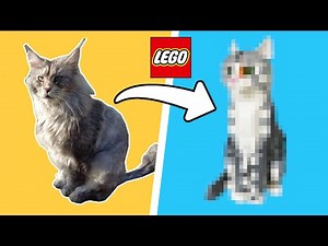 I built my cat out of LEGO!