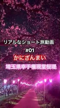 #01かにざんまいから埼玉県幸手権現堂桜堤【花見とグランピングと星と栃木観光】