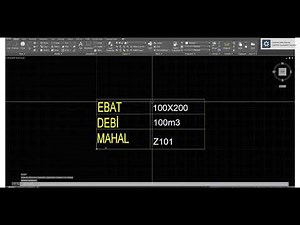 AutoCAD'deki Attribute'ları Excel'e Aktarma ve Geri Yükleme