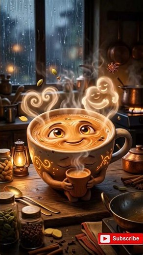 When Chai Starts Talking… ☕✨ | AI Animated Video #shorts