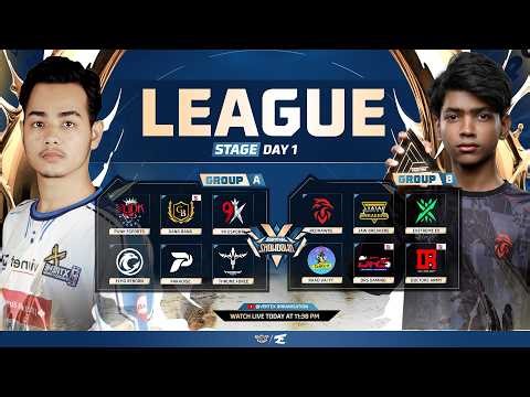 [🔴LIVE] LEAGUE D1 | Z FORCE SURVIVAL SHOWDOWN | VERTEX | AP PROD | FT.‪@raadvaiyt829‬‪@KUTTUSH-u5r‬