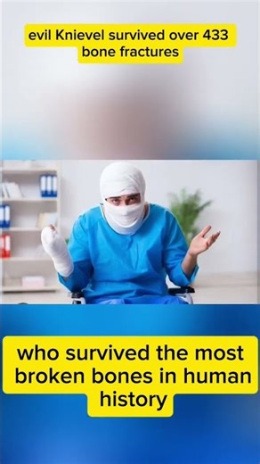 A Man Survived Over 400 Broken Bones 😱 #didyouknow #facts #trending #viral