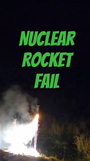 NUCLEAR WHISTLE ROCKET FAIL #rocket #explosion #fireworks #pyro #vuurwerk #homemade #feuerwerk #bomb