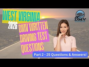 2026 West Virginia DMV Written Driving Permit Test Study Guide - Part 2
