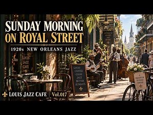 Sunday Morning on Royal Street | 1920s New Orleans Jazz & Dixieland | Louis Jazz Cafe Vol.017