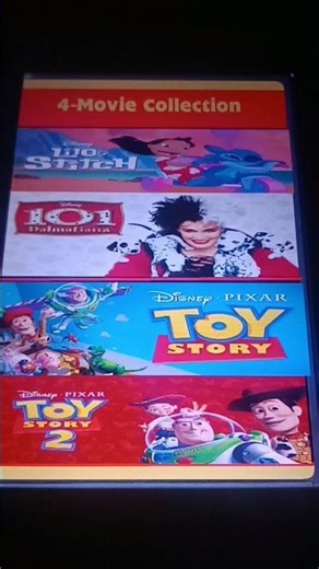 Fanmade Disney 4 Movie Collection DVD: Stitch/Toy Story/101 Dalmatians