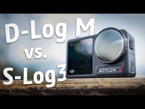 Dynamic range of the DJI Osmo Action 4 with D-log M