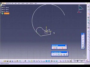 Catia Tutorial-17-Scale Sketch
