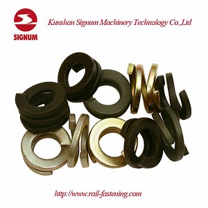[Hot Item] Double Coil Helical Spring Split Lock Washer for Railway