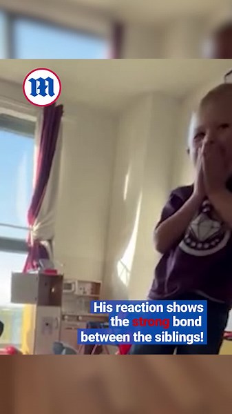 18K views · 228 reactions | Little boy is shocked when he sees his sister take her first steps! | Daily Mail Video | Facebook