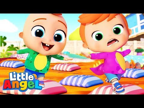 The Floor Is Lava | Little Angel Nursery Rhymes and Kids Songs