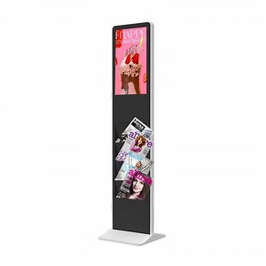 [Hot Item] 21.5 Inch Stand Floor Digital Signage Android Touch Screen Advertising Display Magazine LCD Touch Kiosk