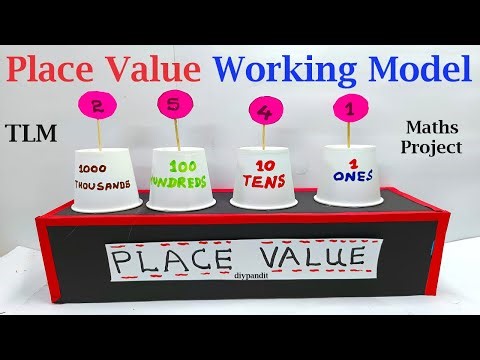 place value working model for science and maths exhibition - diy - simple | DIY pandit