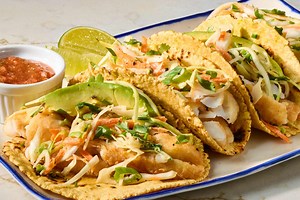 Fish Tacos with Cabbage Slaw