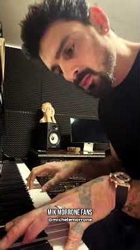 Michele Morrone practicing the piano 🖤