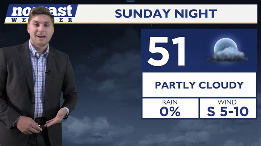 1.8K views · 30 reactions | Another round of clouds will push through overnight tonight, but no rain is in the forecast. Clouds will work out by mid-tomorrow morning setting the tone for a sunny and warmer Monday afternoon. | NorEasterNick | Facebook