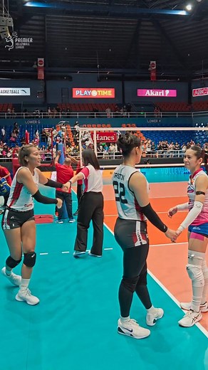 All love after the match 🤝 Kudos to both teams for giving us a great fight! ❤️ #PVL2025 | Premier Volleyball League