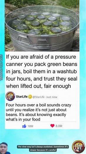 Canning Green Beans the Old-Fashioned Way Without a Pressure Canner
