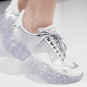 Dare to stand out in our DIAMOND sneakers. http://bit.ly/DIAMOND_SILVER | JIMMY CHOO