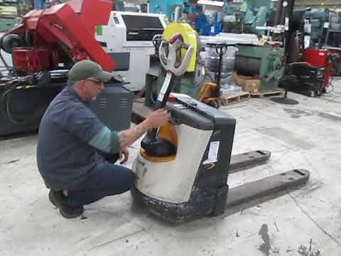 Crown Electric Pallet Jack Demo 4500 pound capacity