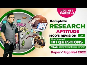 Complete Research Mcqs Revision || Research Aptitude Paper 1 || Paper 1 Ugc Net