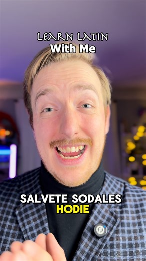 LATIN WORD OF THE DAY — Day 91 11.15 Want to speak real Latin one word at a time? In this daily short you’ll hear clear Classical pronunciation, a simple definition, and usable example lines—perfect for beginners, students, and anyone who loves Ancient Rome. 🎯 What you’ll get • Bite-size Latin vocabulary you’ll actually use • Comprehensible-input style examples (all in Latin) • Confidence to read & speak Latin daily 🔔 New Latin every day! Subscribe and turn on notifications! 💖 Support our wor