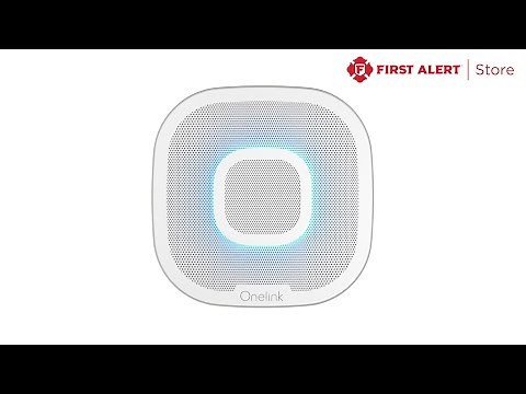 Onelink Safe & Sound Smart Smoke + Carbon Monoxide Alarm and Speaker with Amazon Alexa - (1039102)