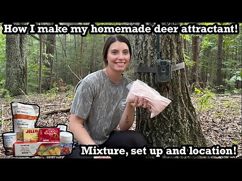 How I mix my homemade deer attractant! DIY!