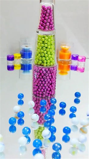 Satisfying 🌈🧮🌈 Beads Reverse ASMR Video. #shorts #asmr #satisfying