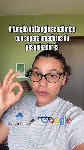 Você ainda pesquisa no Google Acadêmico como se fosse uma busca comum do Google? Sim, ele é ótimo. Mas quando você só joga palavras soltas na barra principal, o resultado costuma ser muito volume e pouca precisão. É exatamente por isso que a Busca Avançada muda completamente o nível da sua pesquisa. É ali que você passa a controlar o processo: ✔️ frase exata ✔️ termos obrigatórios e excluídos ✔️ busca no título ✔️ autor específico ✔️ periódico científico ✔️ recorte por datas Menos ruído. Mais ar