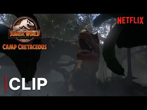 E750 Kills The Ceratosaurus | JURASSIC WORLD CAMP CRETACEOUS | NETFLIX