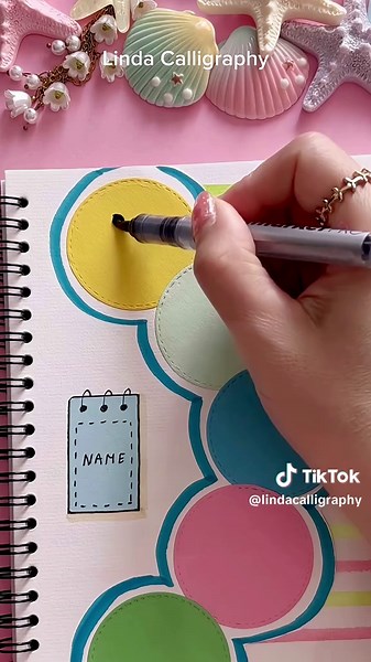 MORAL Front Page _ Easy Lettering Layout for Notebooks💕 ✨#calligraphy