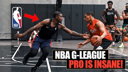 职业球员与街球手的差距🔥🔥认真哥 Scar vs NBA G联赛球员 Zae 被防的基本只能投三分下不了球 技术 对抗 防守全面差距！！